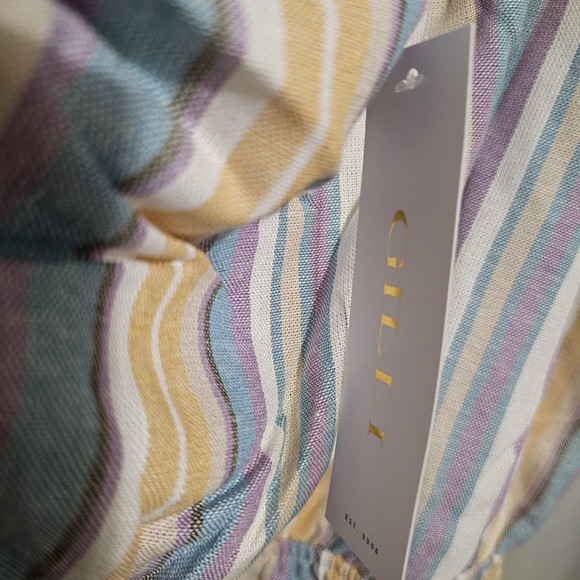 Gilli Pastel Striped Dress - Picture 6 of 6